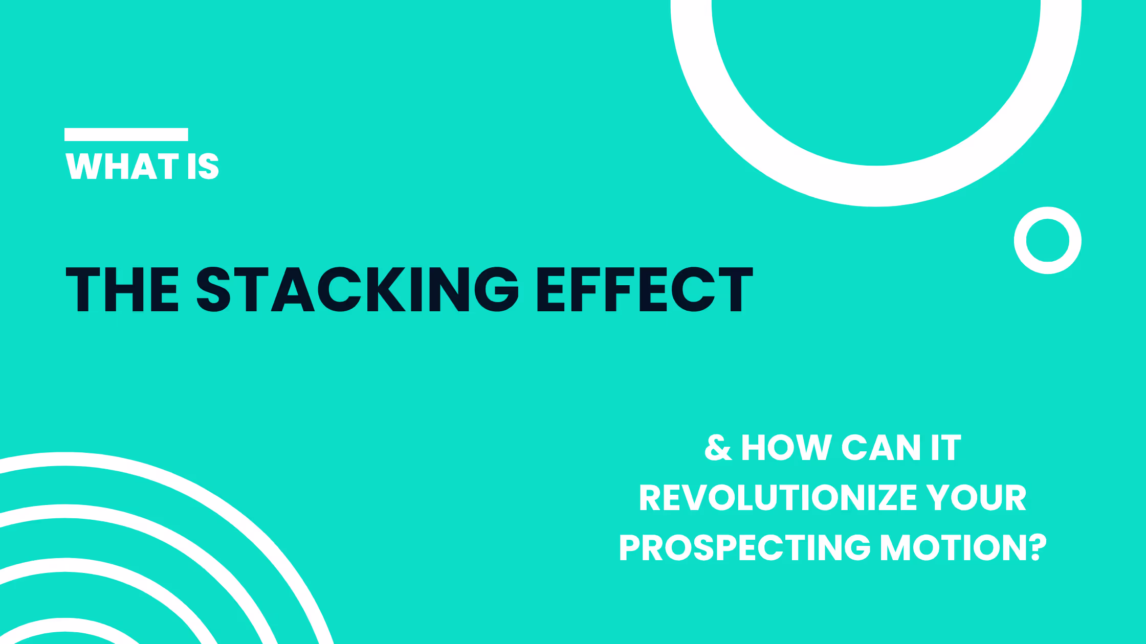 What Is the Stacking Effect in Sales?